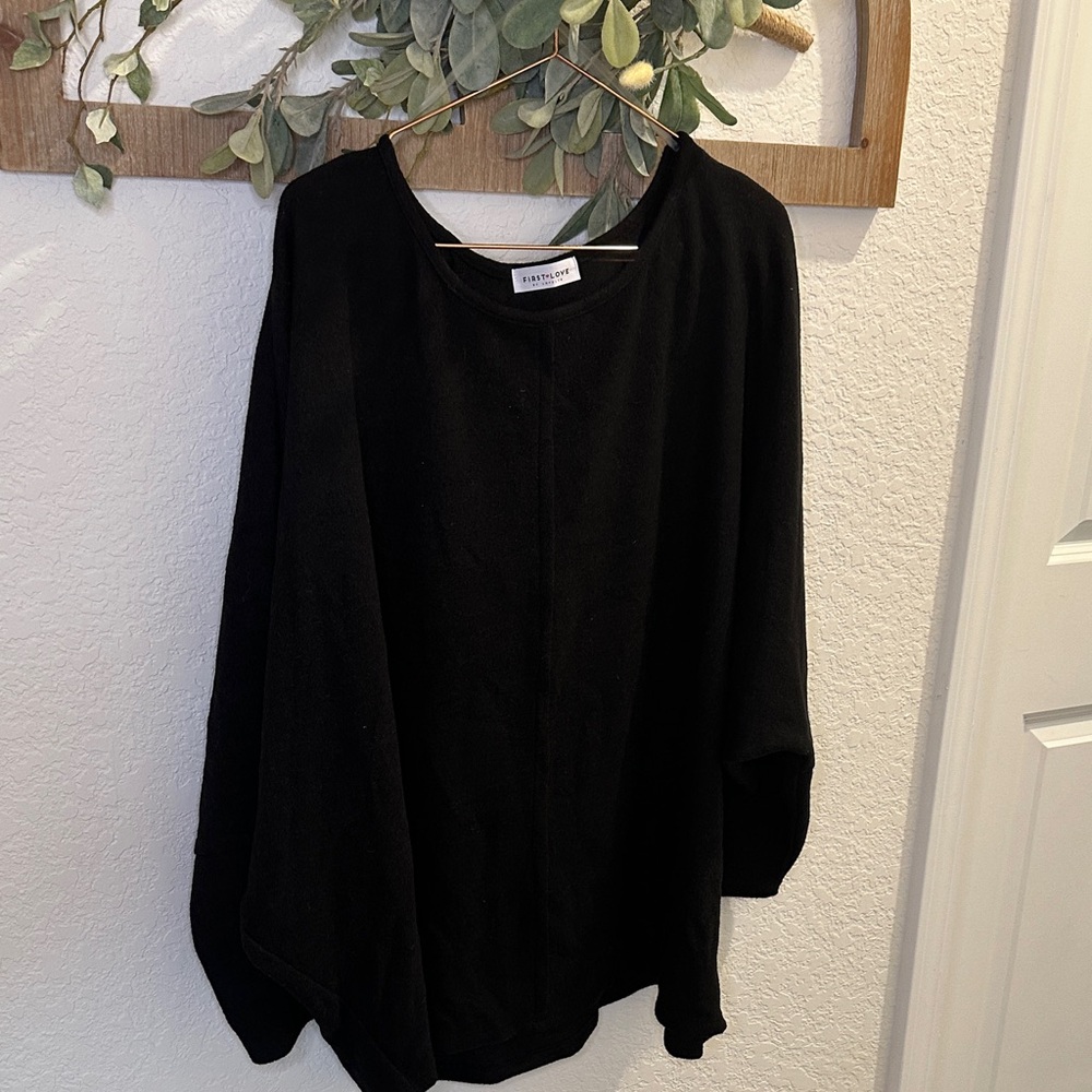 First Love Black Women's Top